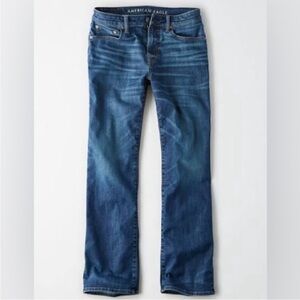 American Eagle Outfitters Blue Straight Jeans Classic Denim